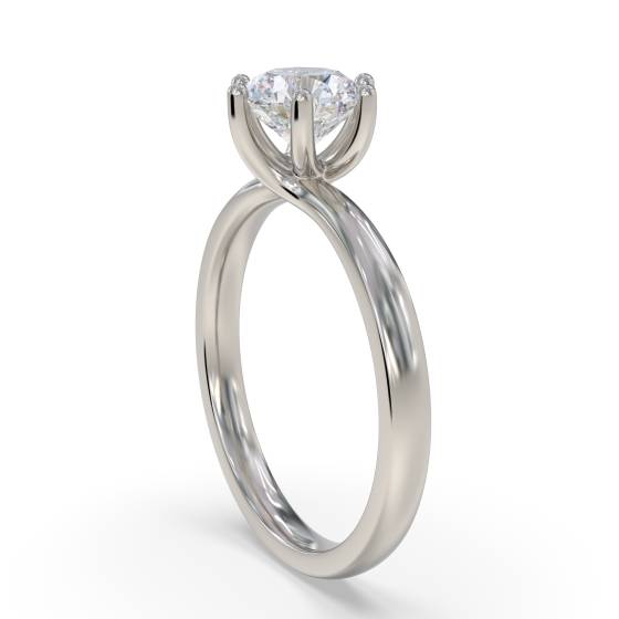 Round Diamond Engagement Ring
