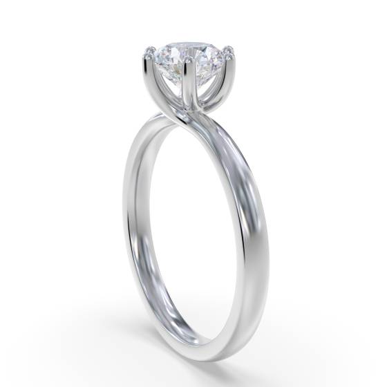 Round Diamond Engagement Ring