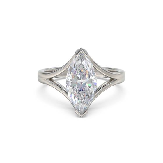 Marquise Diamond Engagement Ring