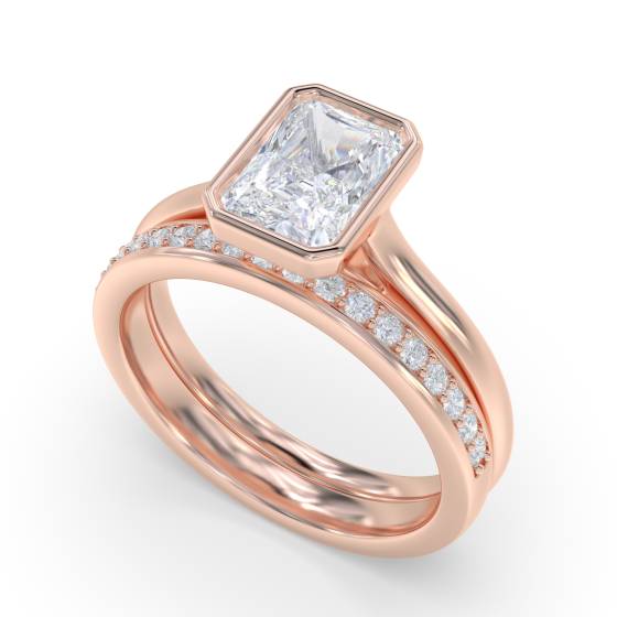 Radiant Diamond Solitaire Ring