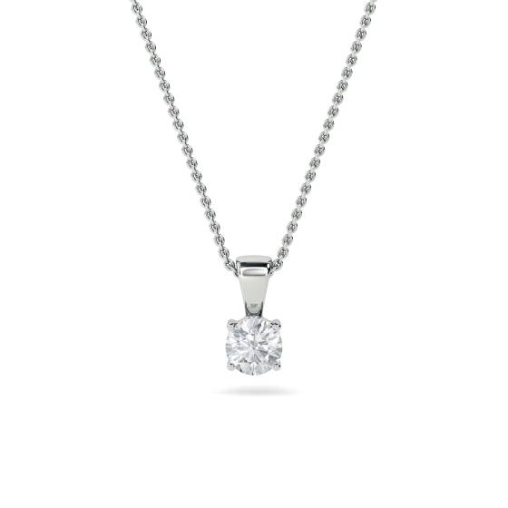 2.07ct VS2/E Round Cut Labgrown Diamond Solitaire Pendant