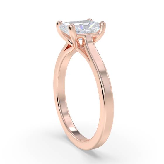 Radiant Diamond Engagement Ring