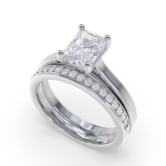 Radiant Diamond Engagement Ring