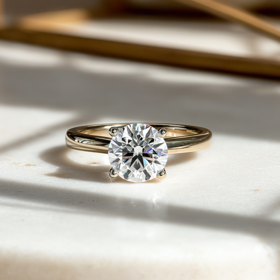 Round Diamond Engagement Ring