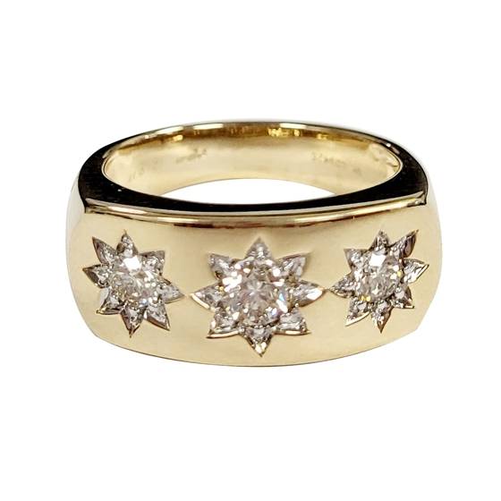 0.77ct VS/G-H Round Natural Diamond Dress Ring