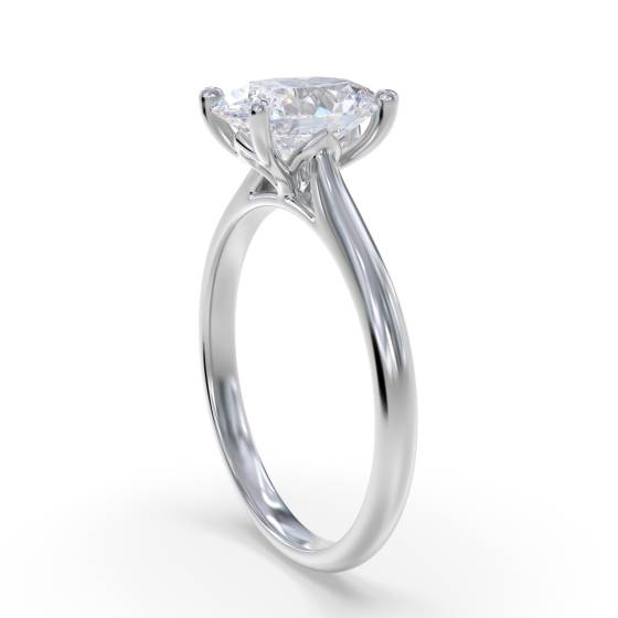 Oval Diamond Engagement Ring