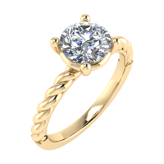 Round Diamond Solitaire Ring