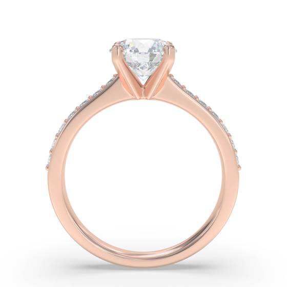 Shoulder Set Diamond Engagement Ring