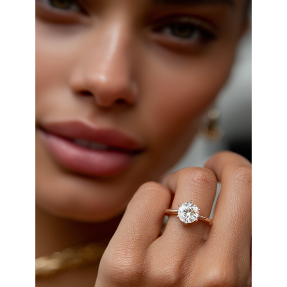 Round Diamond Engagement Ring