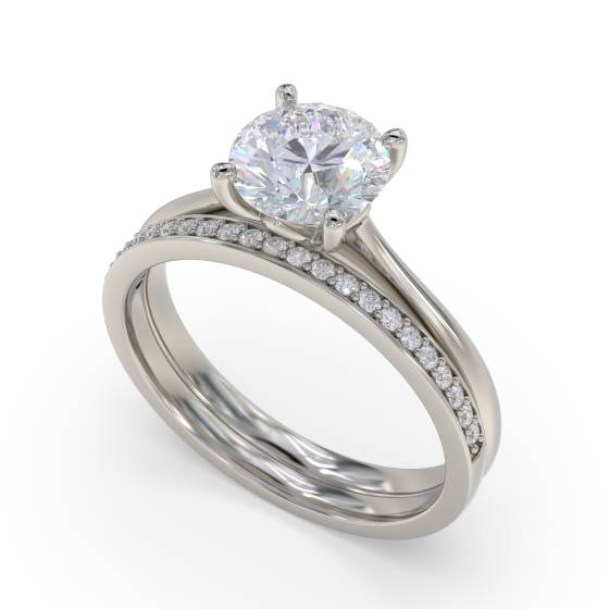 Round Diamond Engagement Ring