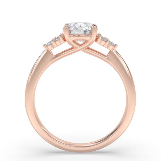 Modern Round Diamond Designer Ring