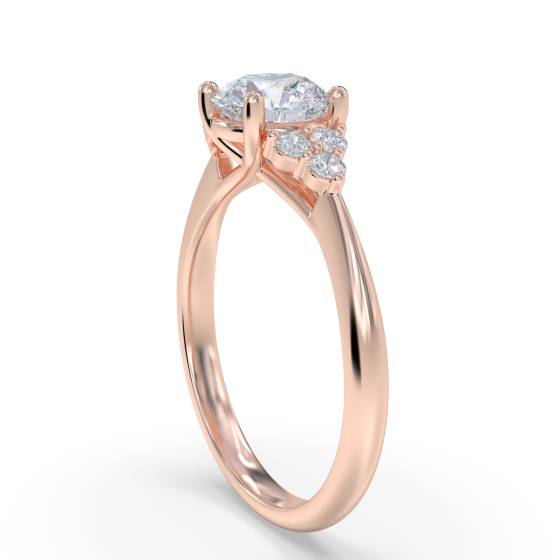 Modern Round Diamond Designer Ring