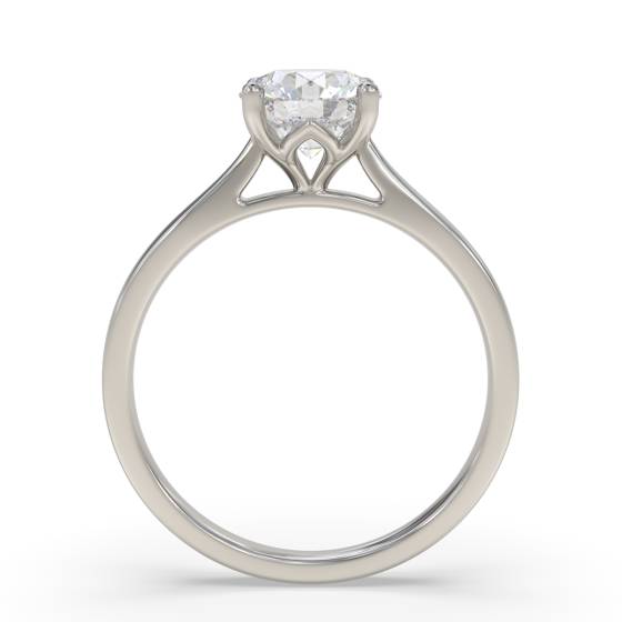 2.08ct VVS2/E Round Cut Labgrown Diamond Solitaire Ring