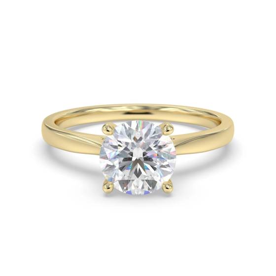 2.50ct VS1/E Round Cut Labgrown Solitaire Ring