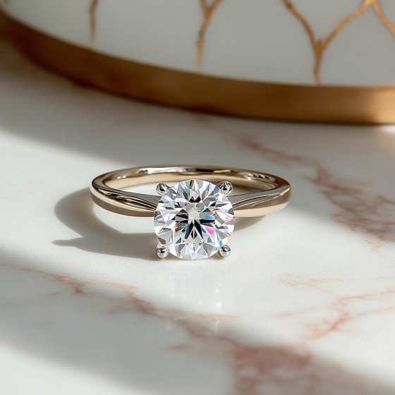 Round Diamond Engagement Ring