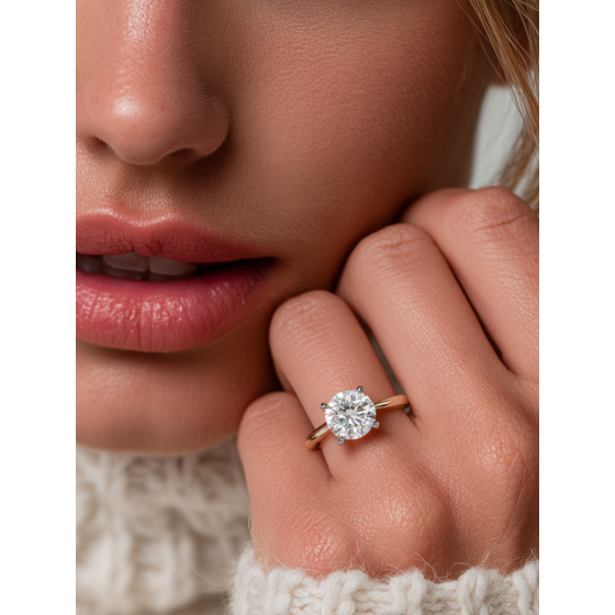 Round Diamond Engagement Ring