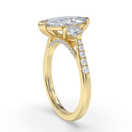 Unique Marquise Diamond Designer Ring