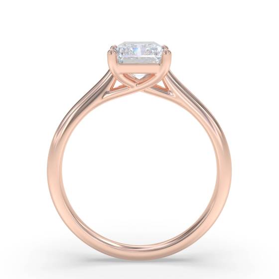 Elegant Radiant Diamond Engagement Ring