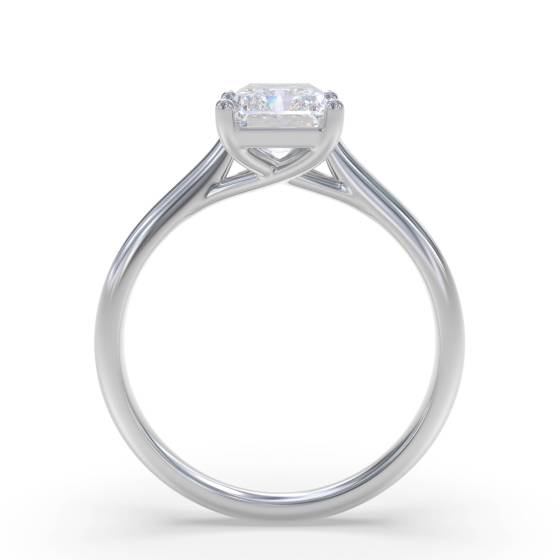Elegant Radiant Diamond Engagement Ring