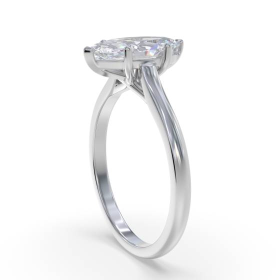 Marquise Diamond Engagement Ring
