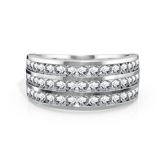 1.00ct SI2/F-G Mens Natural Diamond Ring