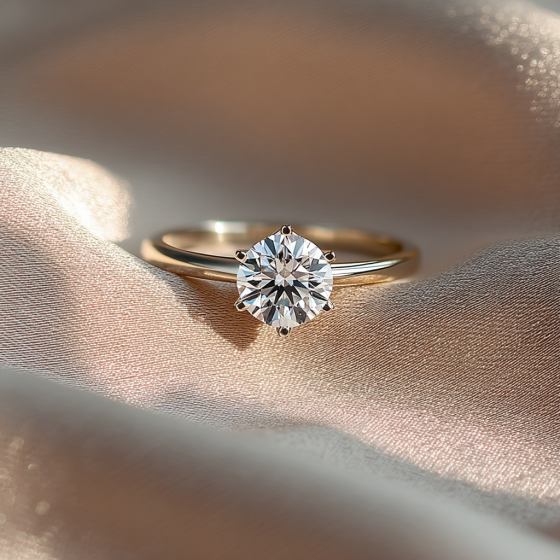 Round Diamond Engagement Ring