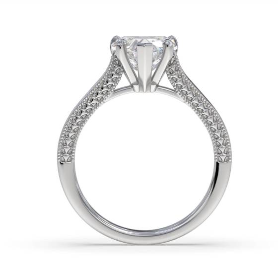 Heart Diamond Engagement Ring