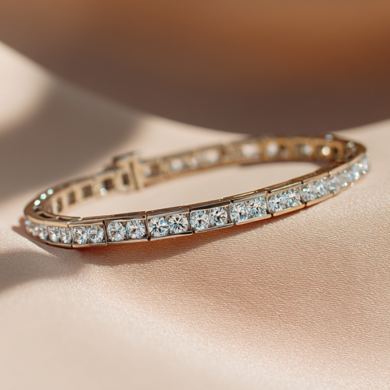 Classic Round Diamond Tennis Bracelet