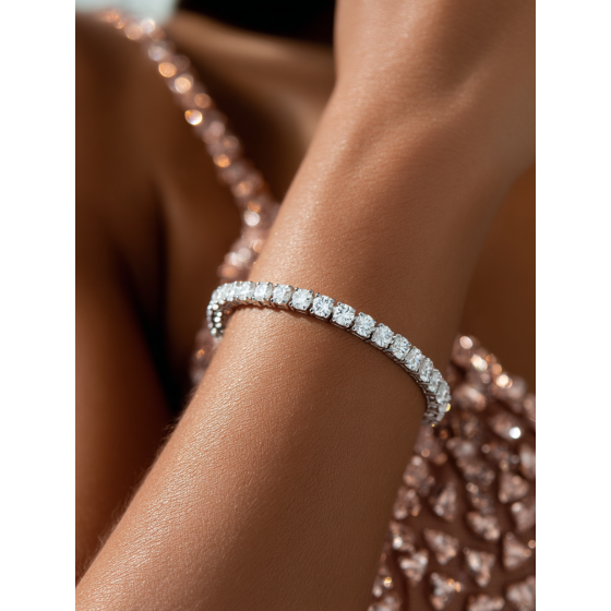 Classic Round Diamond Tennis Bracelet