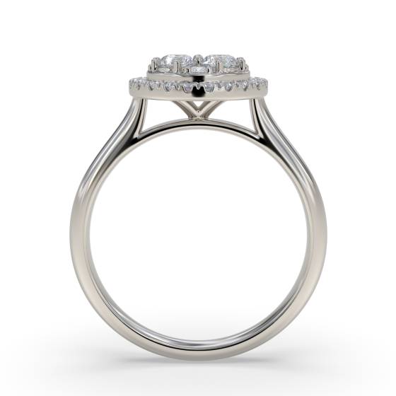 0.40ct VS/G-H Round Diamond Set Cluster Ring