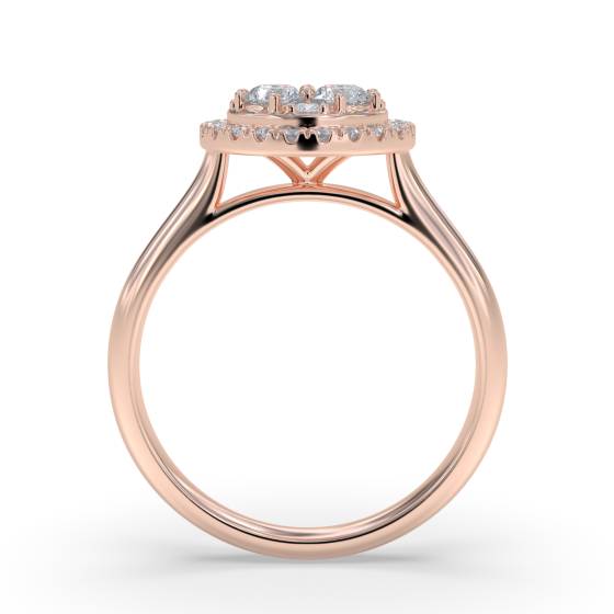 0.40ct VS/G-H Round Diamond Set Cluster Ring