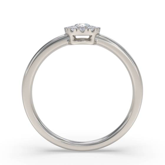 0.10ct VS/G-H Round Diamond Set Cluster Ring