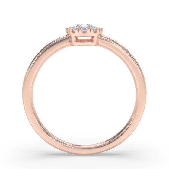 0.10ct VS/G-H Round Diamond Set Cluster Ring