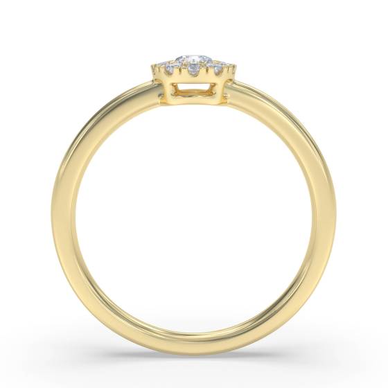 0.10ct VS/G-H Round Diamond Set Cluster Ring