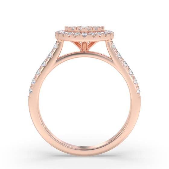 0.40ct VS/G-H Round Diamond Set Cluster Ring