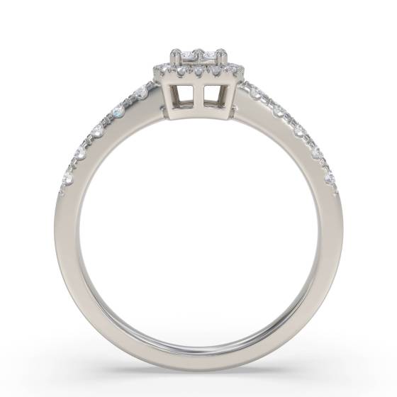 0.20ct VS/G-H Round Diamond Set Cluster Ring