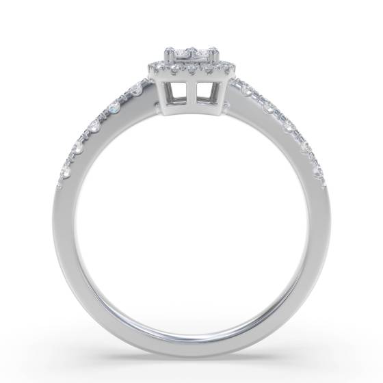0.20ct VS/G-H Round Diamond Set Cluster Ring
