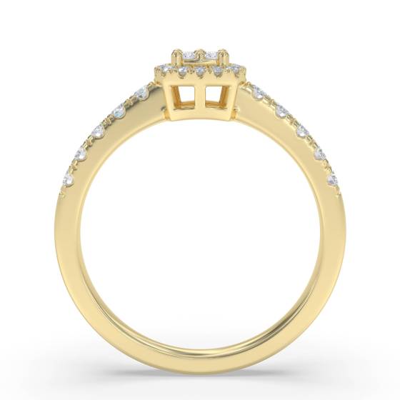 0.20ct VS/G-H Round Diamond Set Cluster Ring