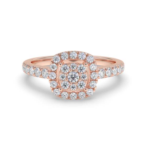 0.35ct VS/G-H Round Diamond Set Cluster Ring