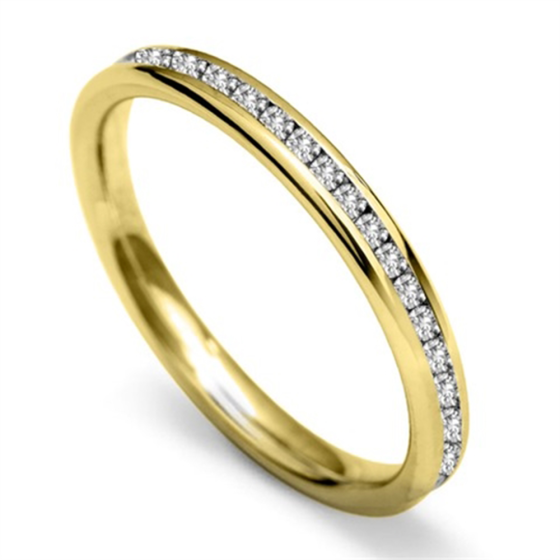 2.5mm Round Diamond 40% Wedding Ring