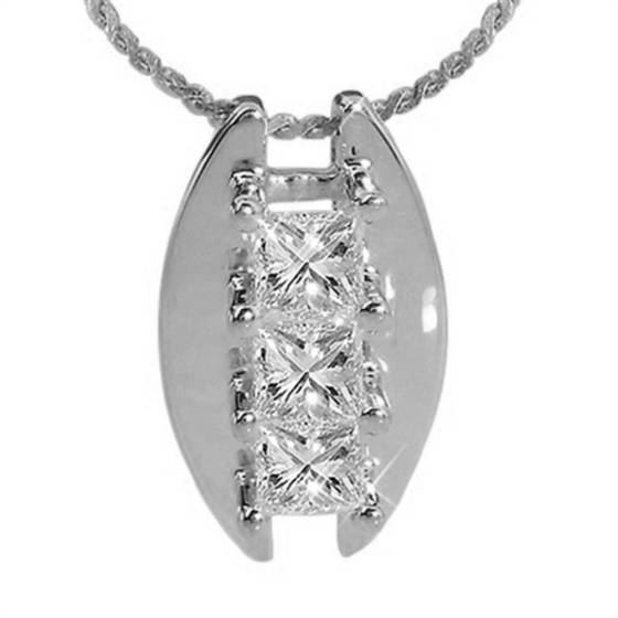 Princess Trilogy Diamond Pendant