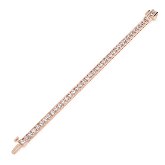 Modern Round Diamond Tennis Bracelet
