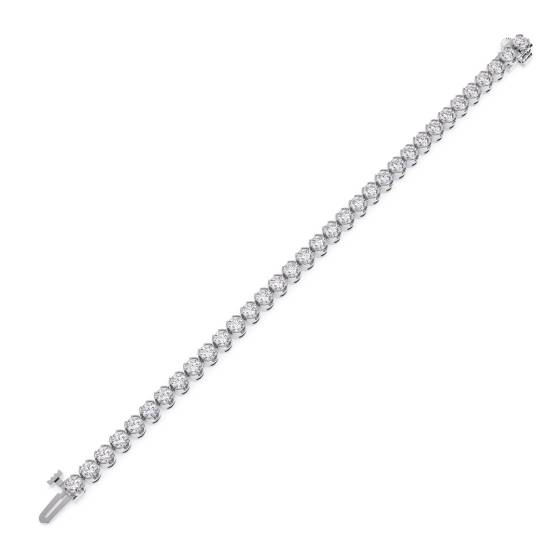 Classic Single Row Diamond Tennis Bracelet