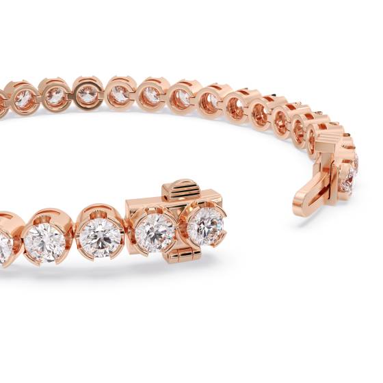 Classic Single Row Diamond Tennis Bracelet
