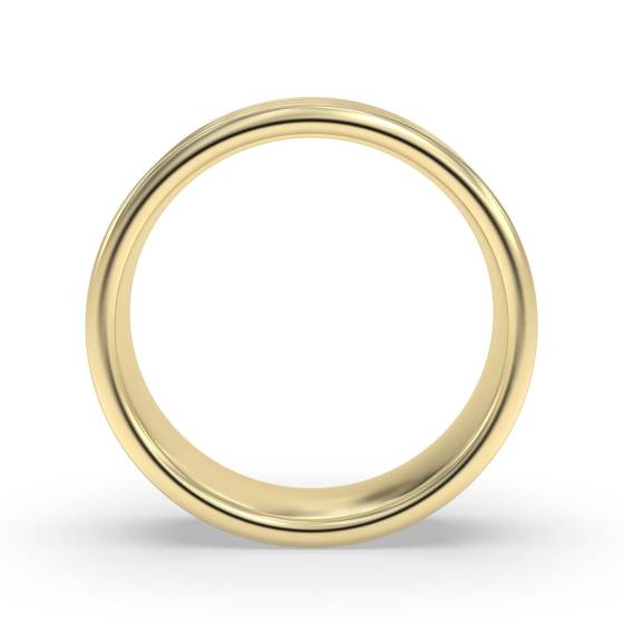 6mm Double Row 40% Diamond Wedding Ring