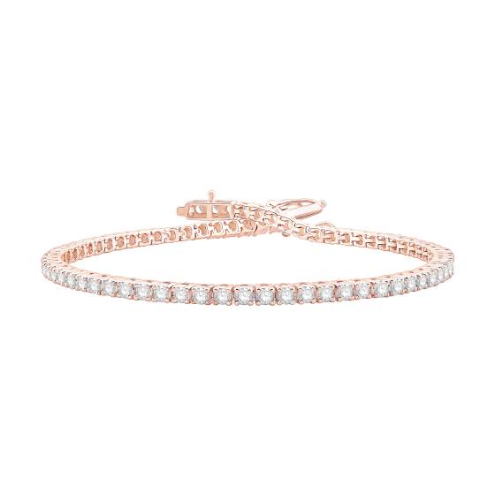 Round Diamond Lab Grown Bracelet