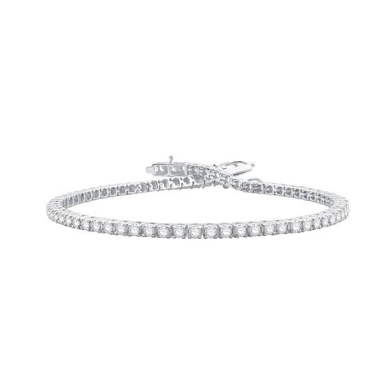Round Diamond Lab Grown Bracelet
