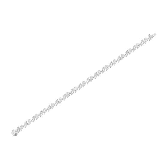 Marquise and Pear Diamond Bracelet