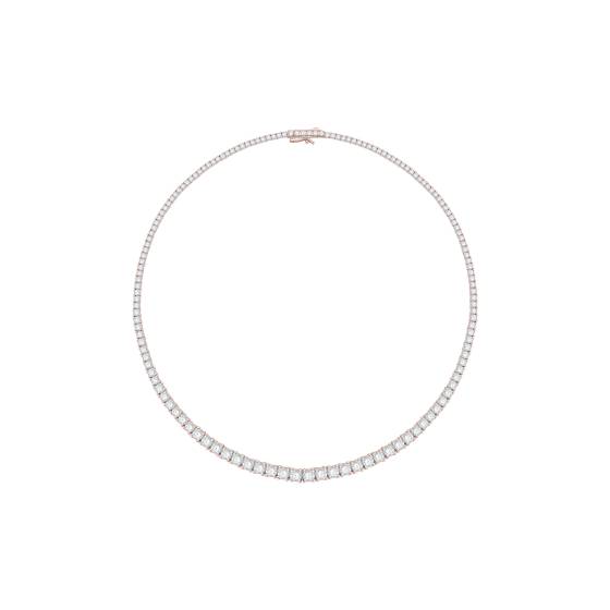 Labgrown Diamonds Graduating Tennis Necklace