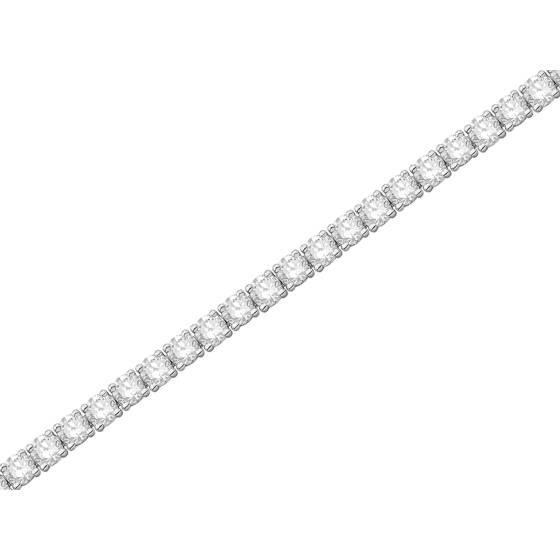 5.25ct VVS1/D-E 7.12Inches Round Cut Labgrown Tennis Bracelet